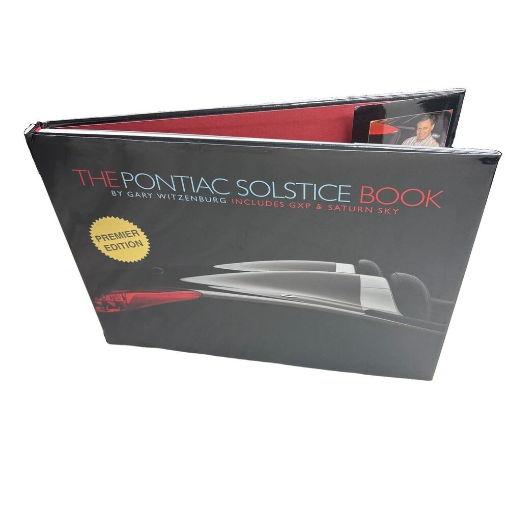 Pontiac Solstice Book Saturn Sky Gary Witzenburg GXP Saturn Sky HC Book